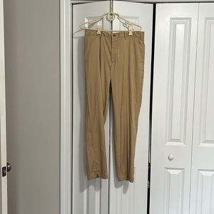 BRAND NEW NEVER WORN WITH TAGS BROOKS BROTHERS KHAKI COLORED DRESS PANTS!